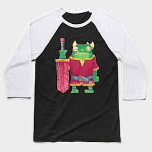 Green froblin with sword Baseball T-Shirt